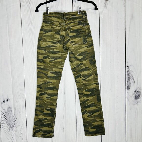Lucky Brand Womens Camo Jeans Mid-Rise Ava Slim Size 0/25 (25" x 26") Ankle - Picture 7 of 9